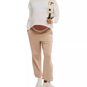 FP Movement x Hatch Maternity Intercept Pants NWT Small Desert Sand Joggers